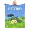 T-Totoroes Decke Ultra-Weiches Fleece Neuheit Geschenk Cartoon Grau Totoro Überwurfdecken Bettwäsche Überwürfe