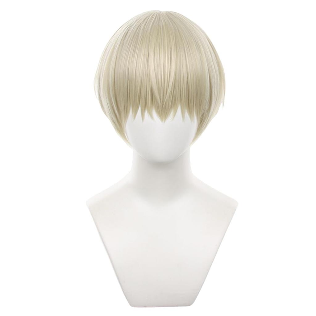 Sizuuenn Windbreaker WIND BREAKER Kaji Ren Ruckup Cosplay Wig with Dedicated Hair for School Cultural and Disguise Wig, Net, Heat-Resistant Yarn,