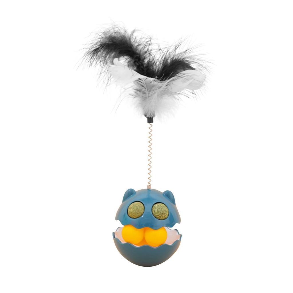 Tumbler Cat Toy Self-Hilarious Catnip Ball To Solve Boredom Feather Cat Toy Pet Supplies