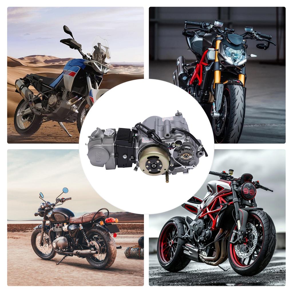 125cc Single Cylinder 4-stroke Motor Manual Clutch 4UP Engine Motorcycle Dirt Pit Bike
