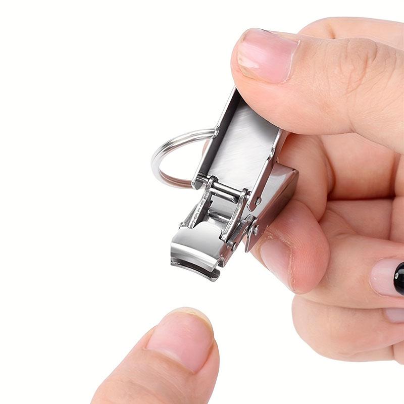 

Мини-брелок-кусачки для ногтей, Маленькие складные портативные дорожные кусачки для ногтей, Брелок для мужчин, женщин, унисекс, Компактные карманные складные 1Pc серый