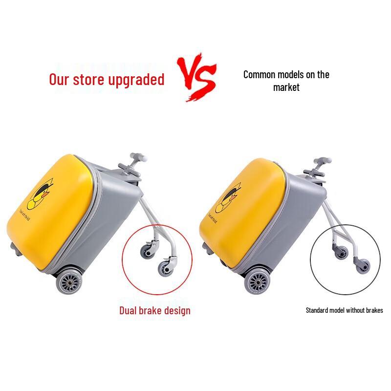 QBOX Kids' 20-inch Carry-On Travel Suitcase