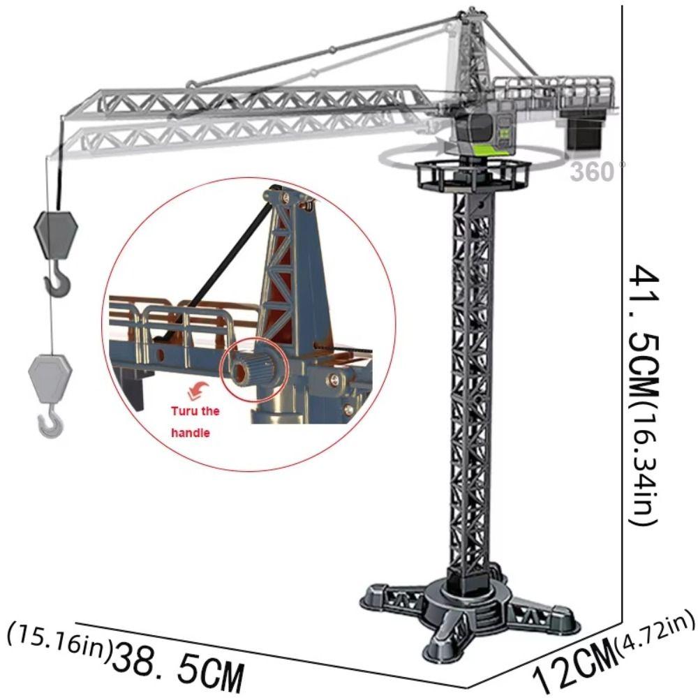 Lifting Tower Engineering Vehicle Toy Loader Tractor Car Construction Model  Children Toy