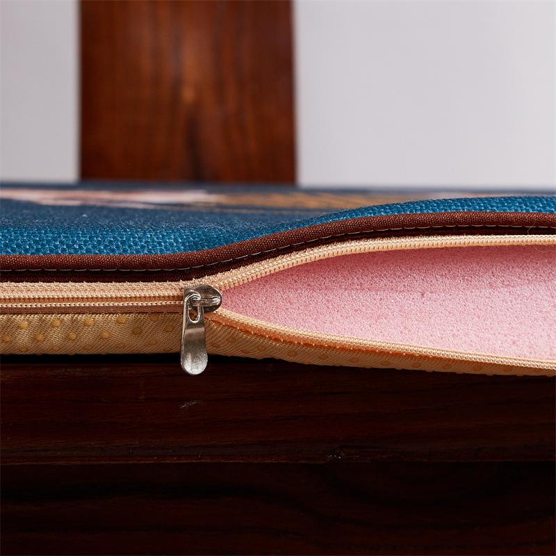 Chinese Style Cushion Mahogany Furniture Sofa Seat Cushion Taishi Circle Chair Tea Chair Non-slip Back Cushion