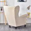Chair Cushion Cover Waterproof Wing Chair Cover Stretch Armchair Covers Europe Removable Relax Sofa Slipcovers