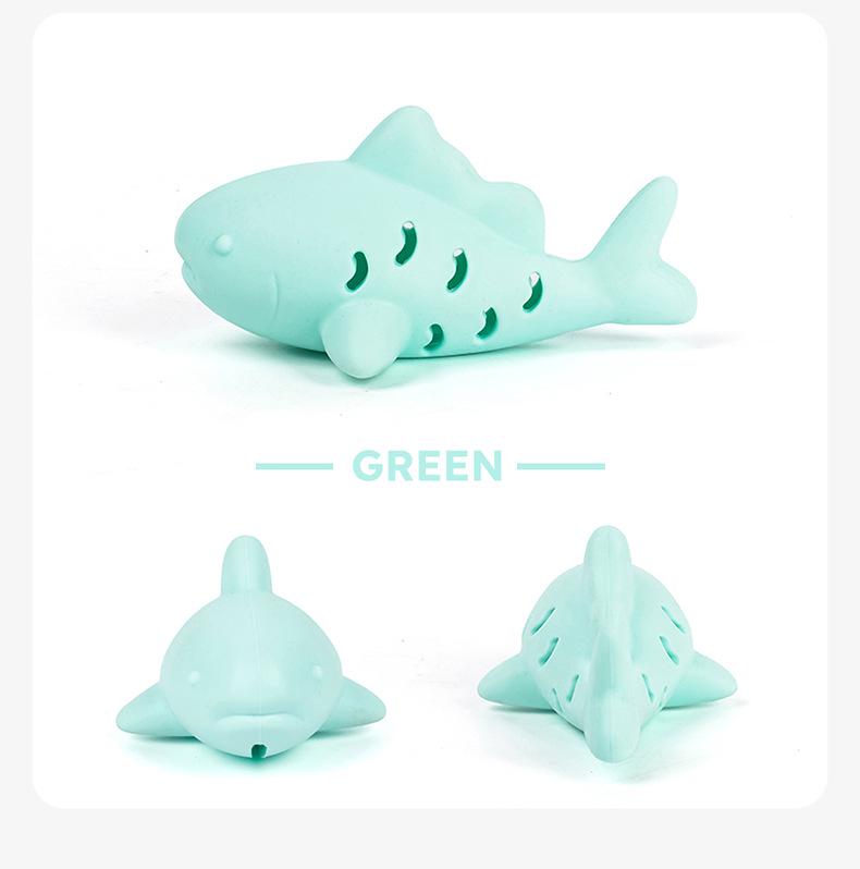 Silicone Fish Kitten Teaser & Slow Feeder Toy for Cats