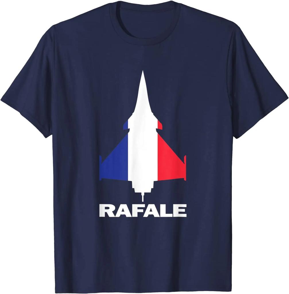 France Aeroplane Dassault Rafale Unisex TShirt Short Sleeve Casual Cotton ONeck Summer Tees Size S3XL