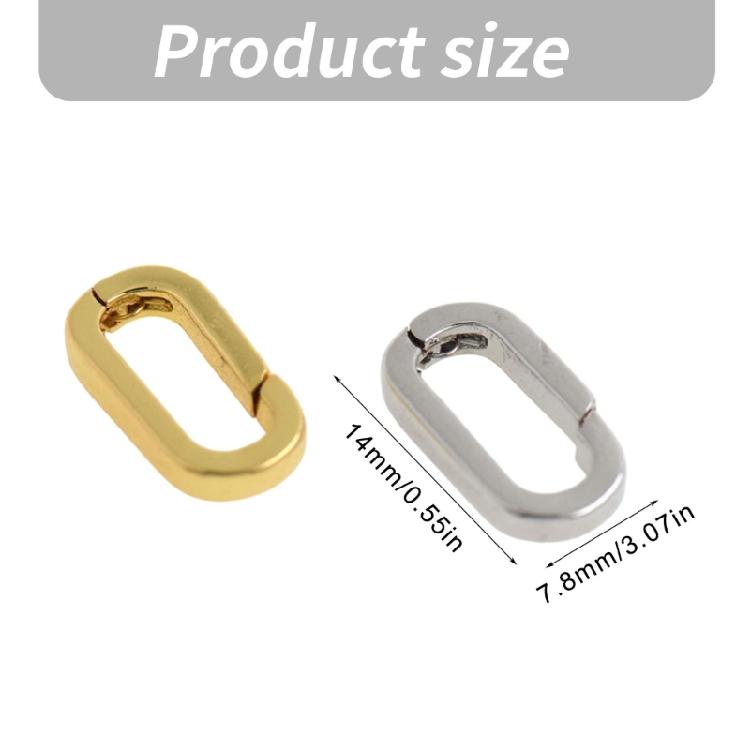 Sterlings Silver Necklace and Bracelet Clasps Golden Silver Pearls Enhancer with Zirconia for Jewelry Customization