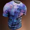 Sommer Männer T-Shirt T-stück Tribal Print Vintage Tops O Hals Urlaub Harajuku Shirt Kurzarm Casual Männlich Lustige Kleidung Camiseta