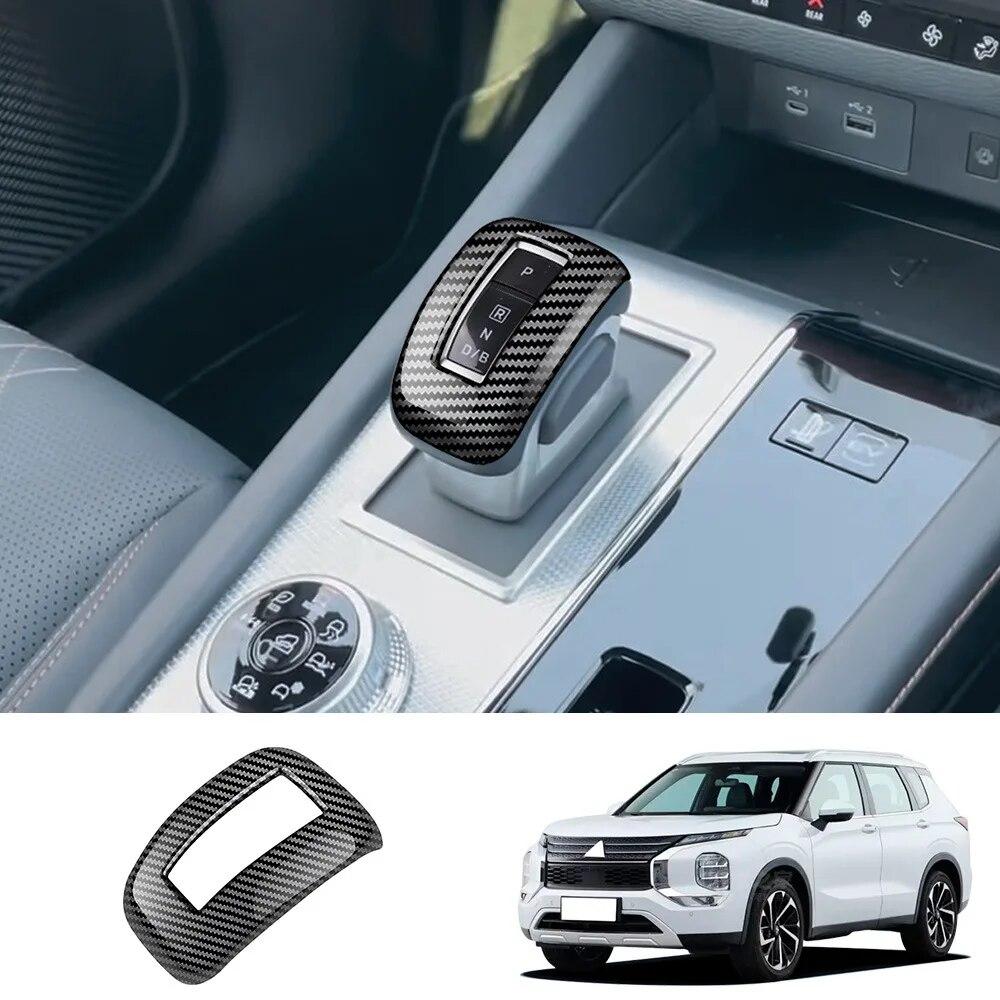 For Mitsubishi Outlander 2022 2023 2024 ABS Gear Shift Knob Head Cap Cover Trim Car Styling