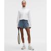 Court Rival High Rise Short 3  Steel Blue White