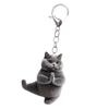 Delightful Acrylic 2D Flat Cats Keychain Pendant Ideal For Car Decoration Or Personal Items Backpack Cats Ornament