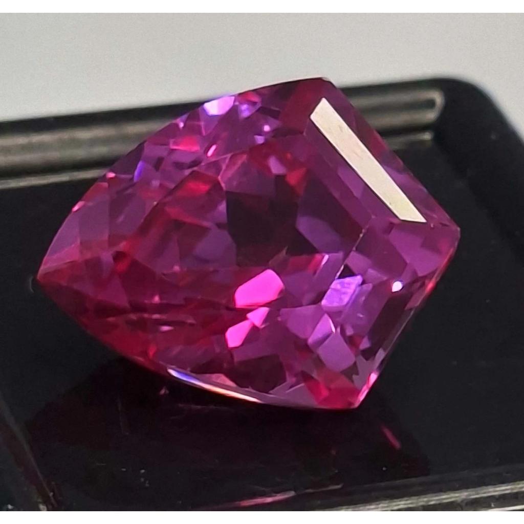 Natural Dark Pink Sapphire 11-13 Ct Fancy Cut Certified AAA Loose Gemstone