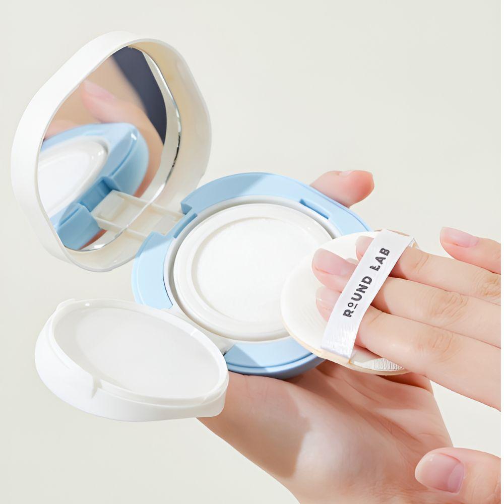 ROUND LAB Baby Milder Sonnenschutz-Kissen SPF50+ PA++++ Sanfter UV-Schutz Kompakt 16g
