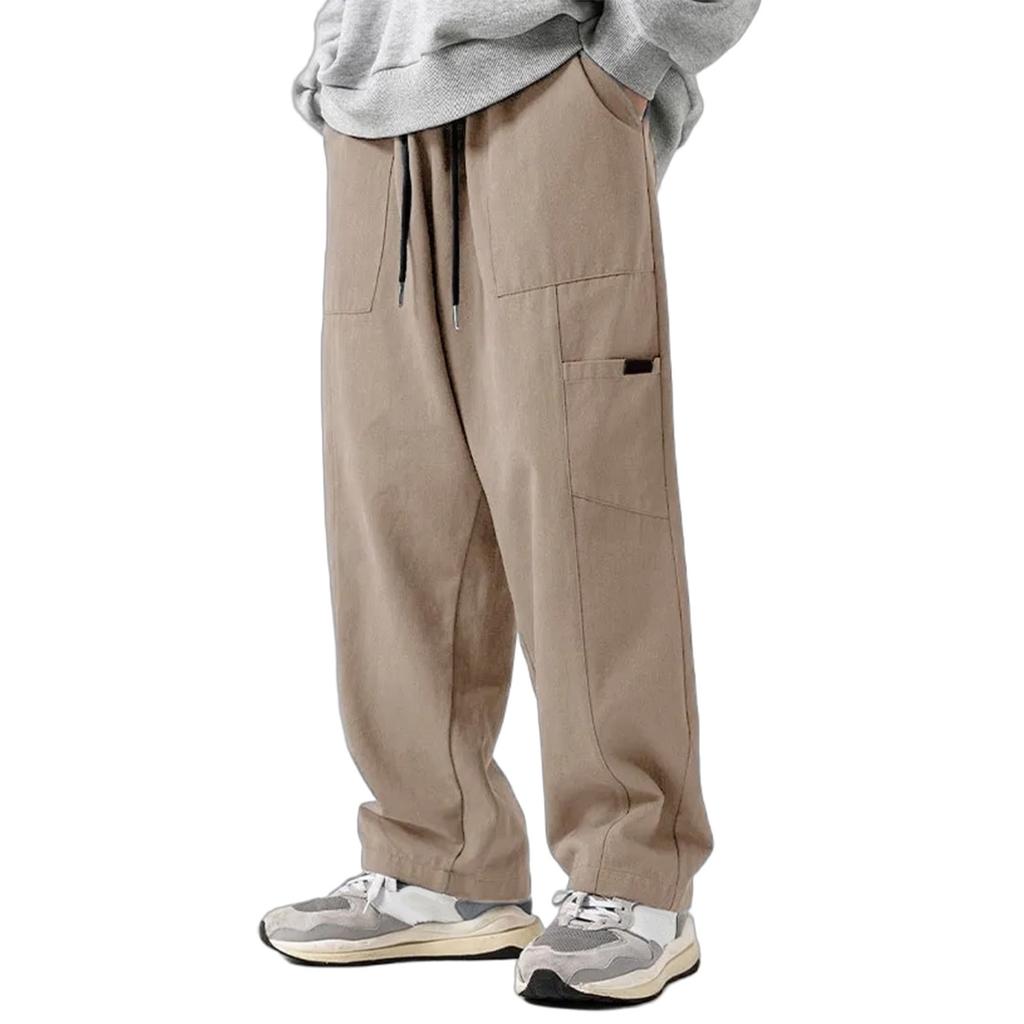 Men's Color Multi-Pocket Work Pants Men's Casual Fashion Work Pants