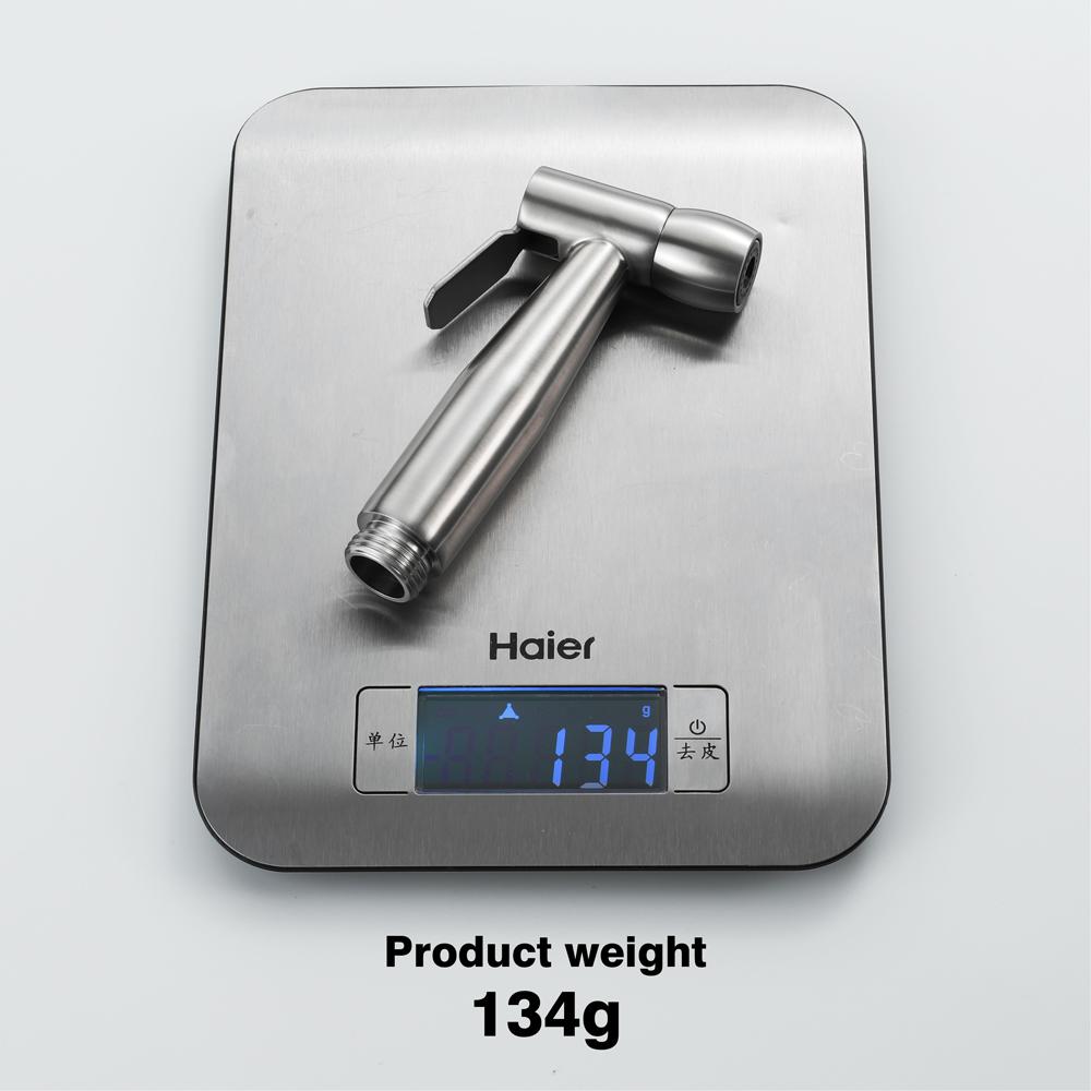 Hand Held Modern Wall-Mounted Bidet Spray for Toilet Sanitary Wares Stainless Steel Bidet Sprayer