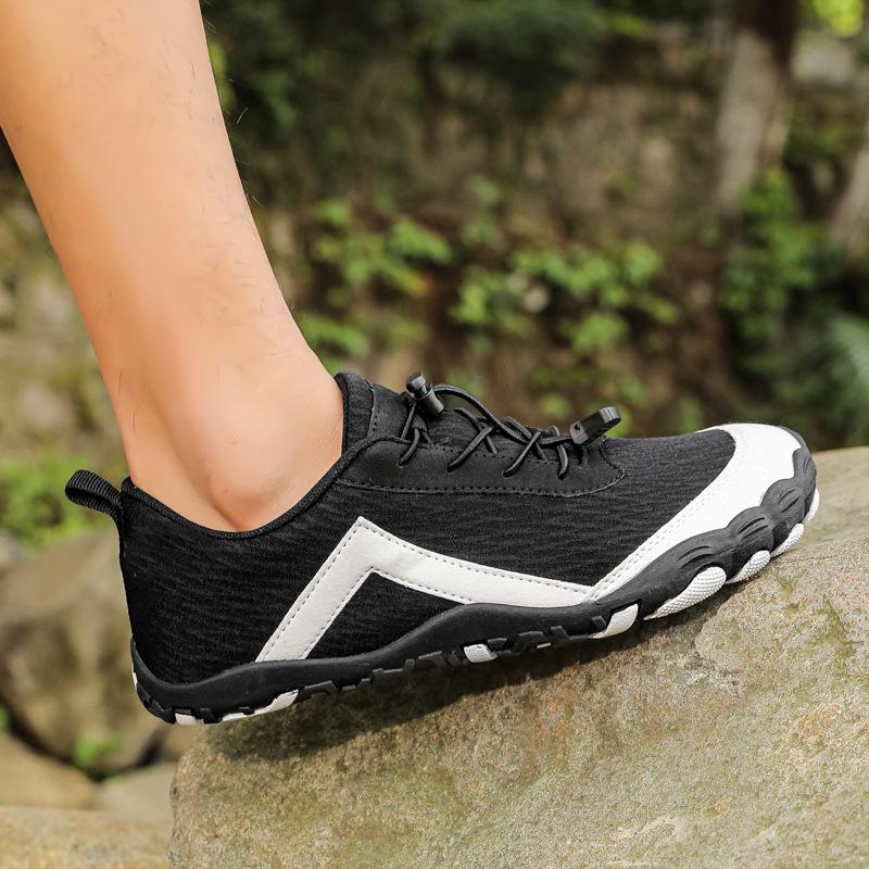 New large size outdoor five-finger hiking shoes non-slip couple fitness sports stream walking shoes wading men's shoes
