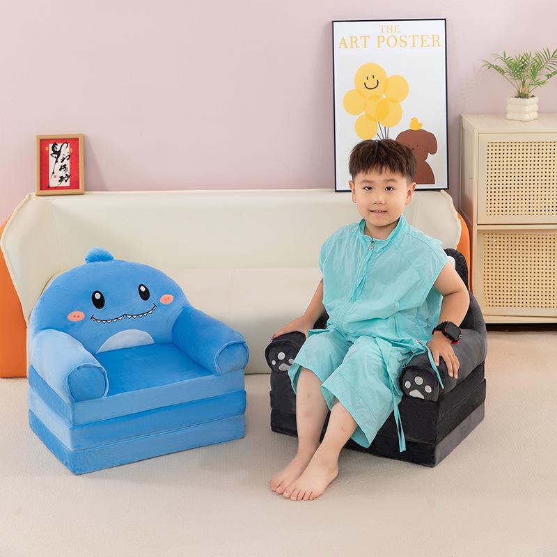 New Cartoon Three-Layer Children'S Folding Small Sofa, Sitting And Lying Down Multi-Functional Boys And Girls, Princess Sofa Lazy Seat Stool