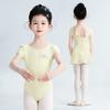 Girls Short Sleeve Ballet Leotard Kids Dance Practice Gymnastics Bodysuit Chinese Exams