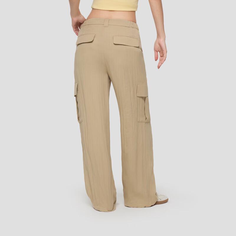 GAP Women's 2026 Summer Lyocell Blend Wide-Leg Cargo Pants