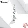 BAMOER 925 Silver Prince of the Sea Pendant Charms for Bracelet or Necklace 925 Silver Beads Bijoux DIY