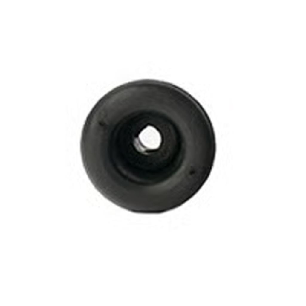 Small Black Rubber Door Stops 25mm / 1''
