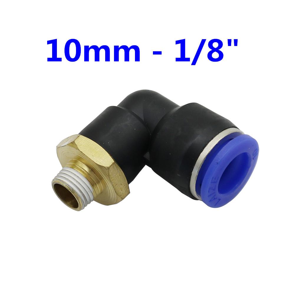 1/8" 1/4" 3/8" 1/2" External Thread Elbow Quick Connector 10mm 8mm 6mm Pipe Connection Interface Garden Irrigation Connectors