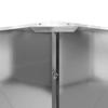 Plant Pot Silver 120 X 120 X 35 Cm Galvanized Steel