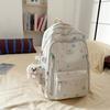 Schoolbag Female Korean Version of the New Large-capacity Schoolbag Junior High School Students Female Japanese Simple Casual Fashion Backpack