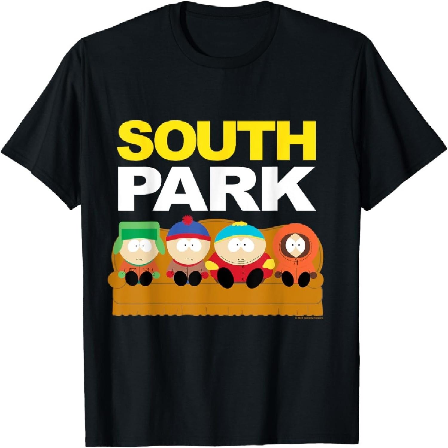 Южный Парк - Футболка с логотипом и диваном XXXXXL разноцветный