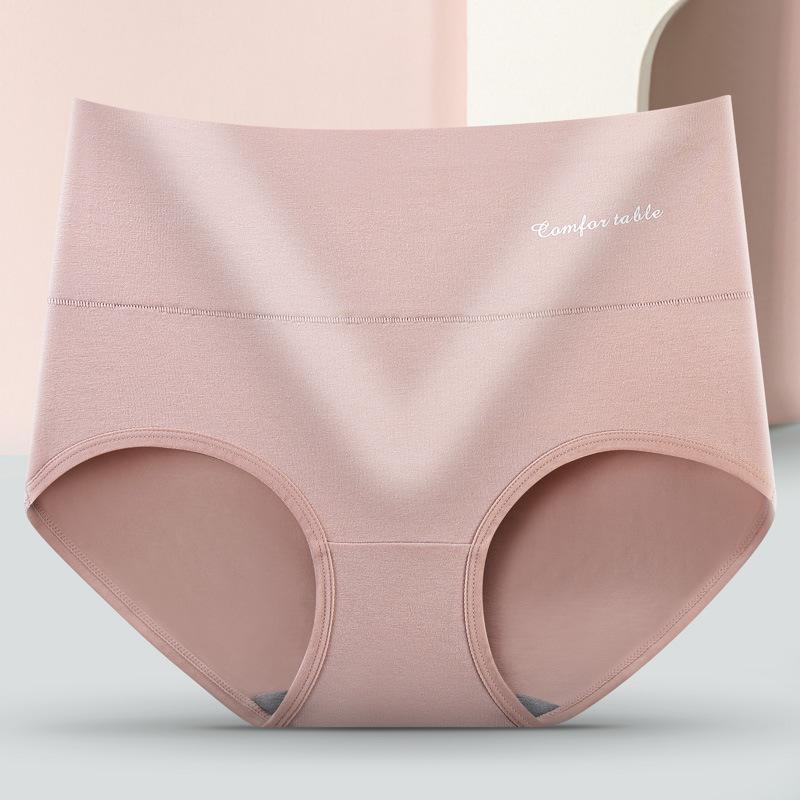 Baumwollunterwäsche mit hohem Bund für Übergrößen-Frauen und ältere Damen