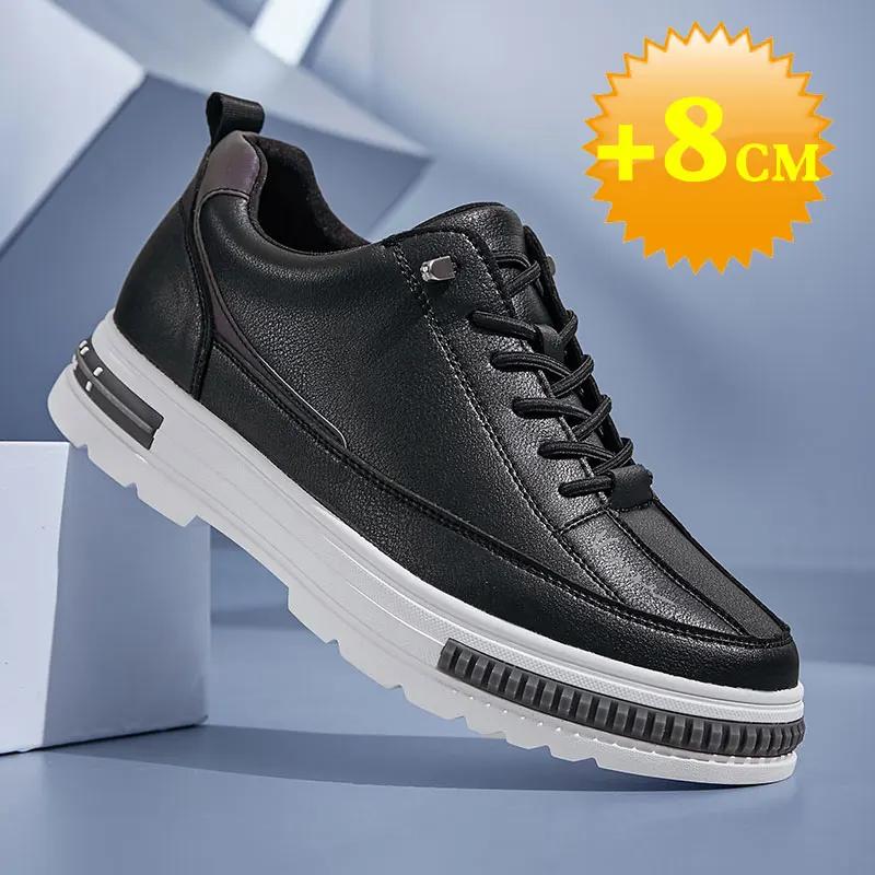 Fashion SYTK High quality Heightening Shoes Elevator Shoes Height Increase Shoes Men Insole Sneakers Sport Footwear