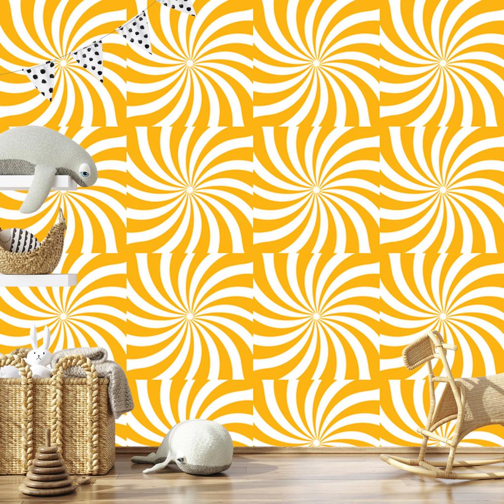 Hippie Gold Background Wallpaper for Living Room and Bedroom 50x1000