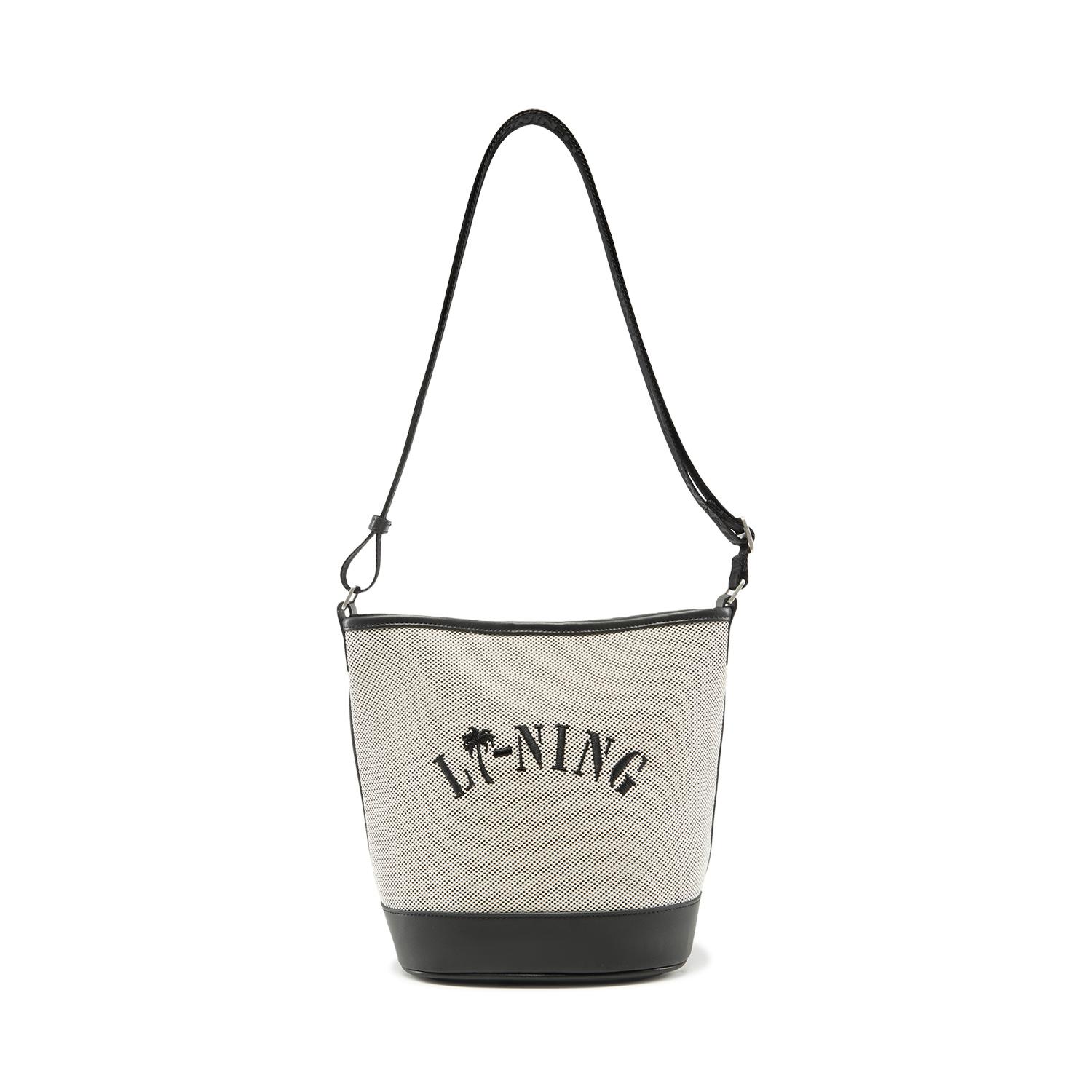 

Новая коллекция LiNing Sports Life Хлопковая сумка-ведро Сумка через плечо, Сумка на плечо Унисекс Черный ABDV141-3 47.0*33.0*58.4CM