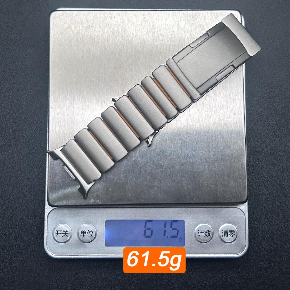 Titanium Band for Samsung Galaxy Watch 8 Calssic 46mm 8 44mm 40mm Metal Rubber Strap for Galaxy Watch Ultra 2025 Luxury Bracelet