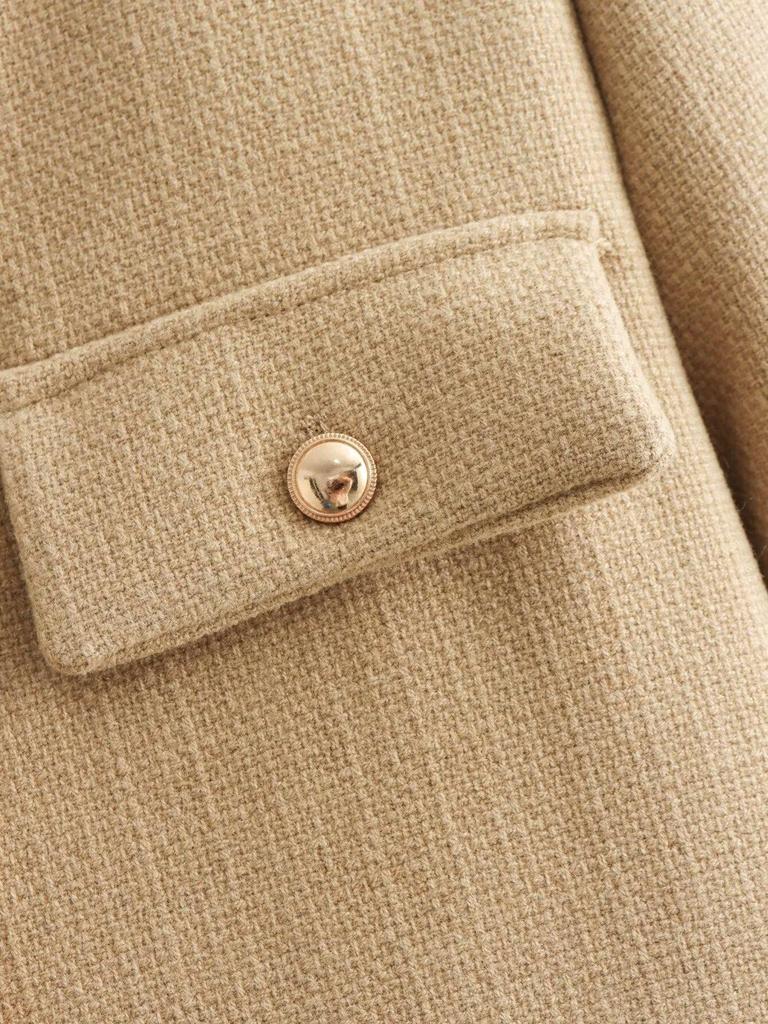 Women's European & American Fashion Casual Single-Breasted Jacket Coat, Autumn/Winter 2025, Style B88646