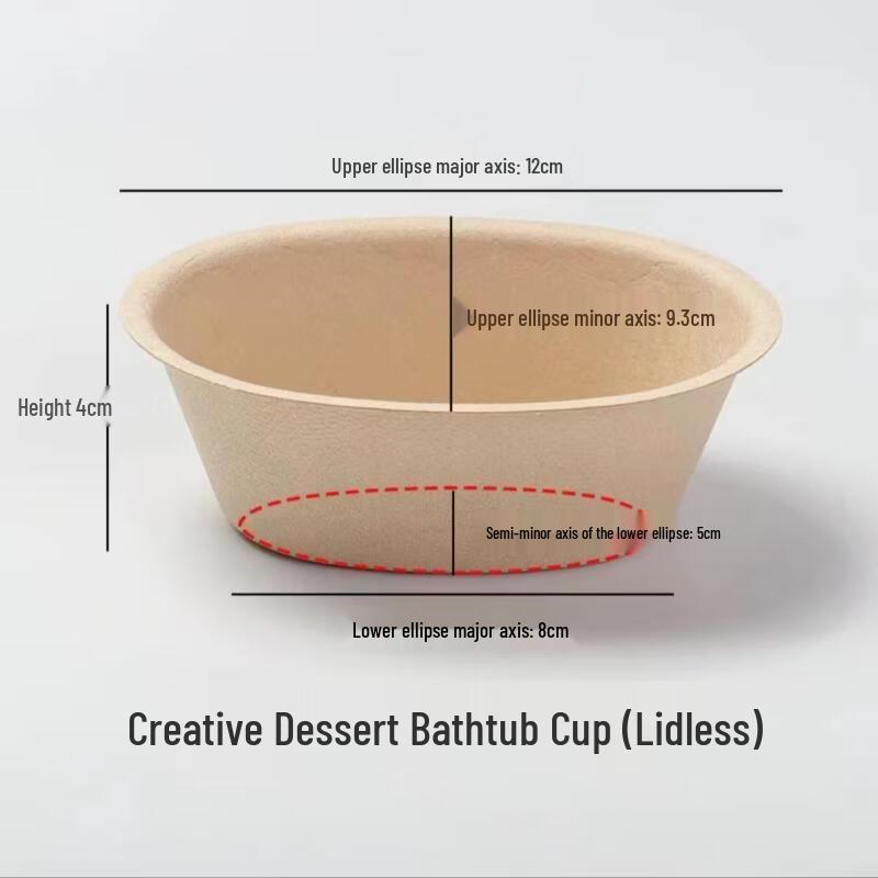 Kashicong Disposable Paper Bowls