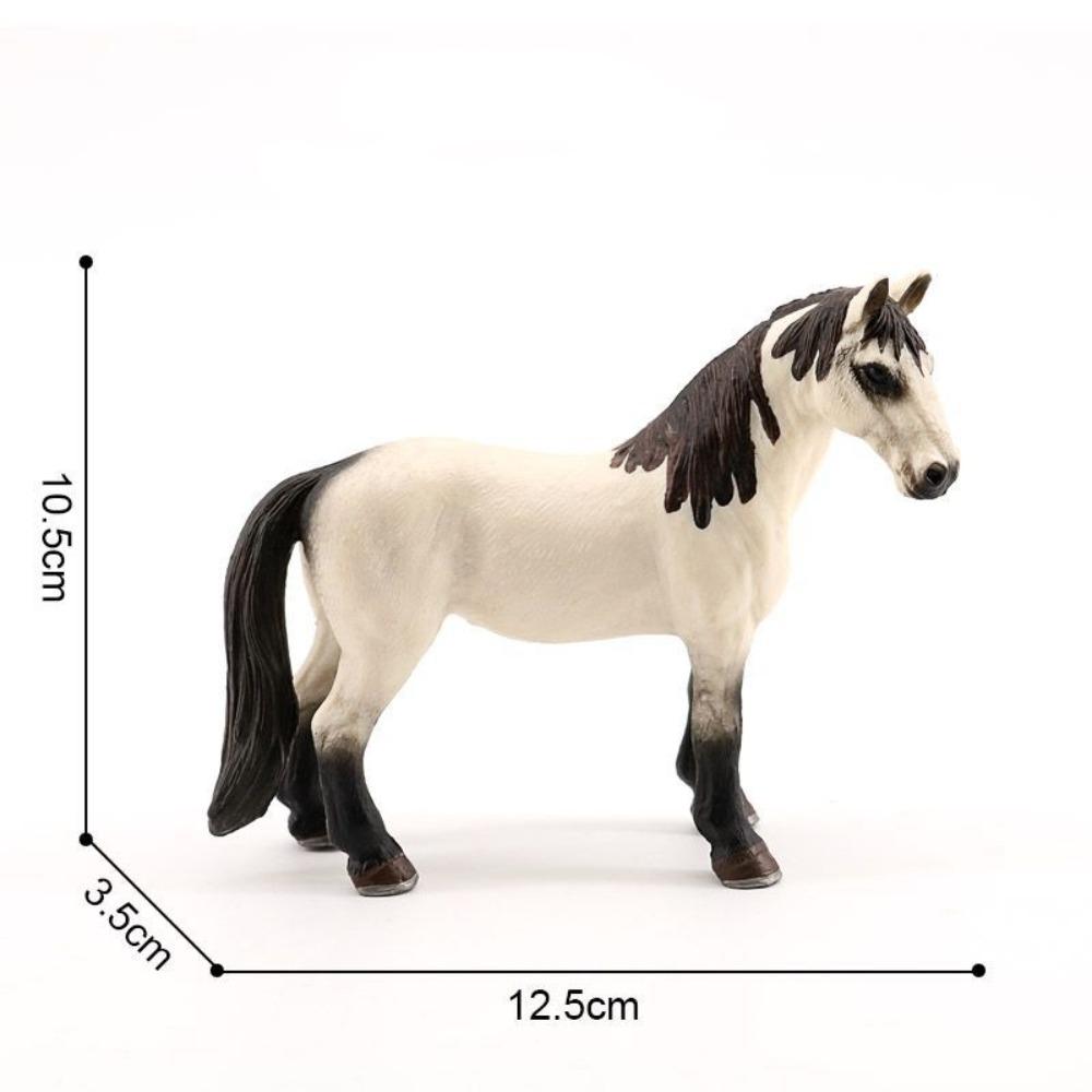 PVC Figurines Horse Animal Model Simulation Wild Life Horse Model  Early Educational