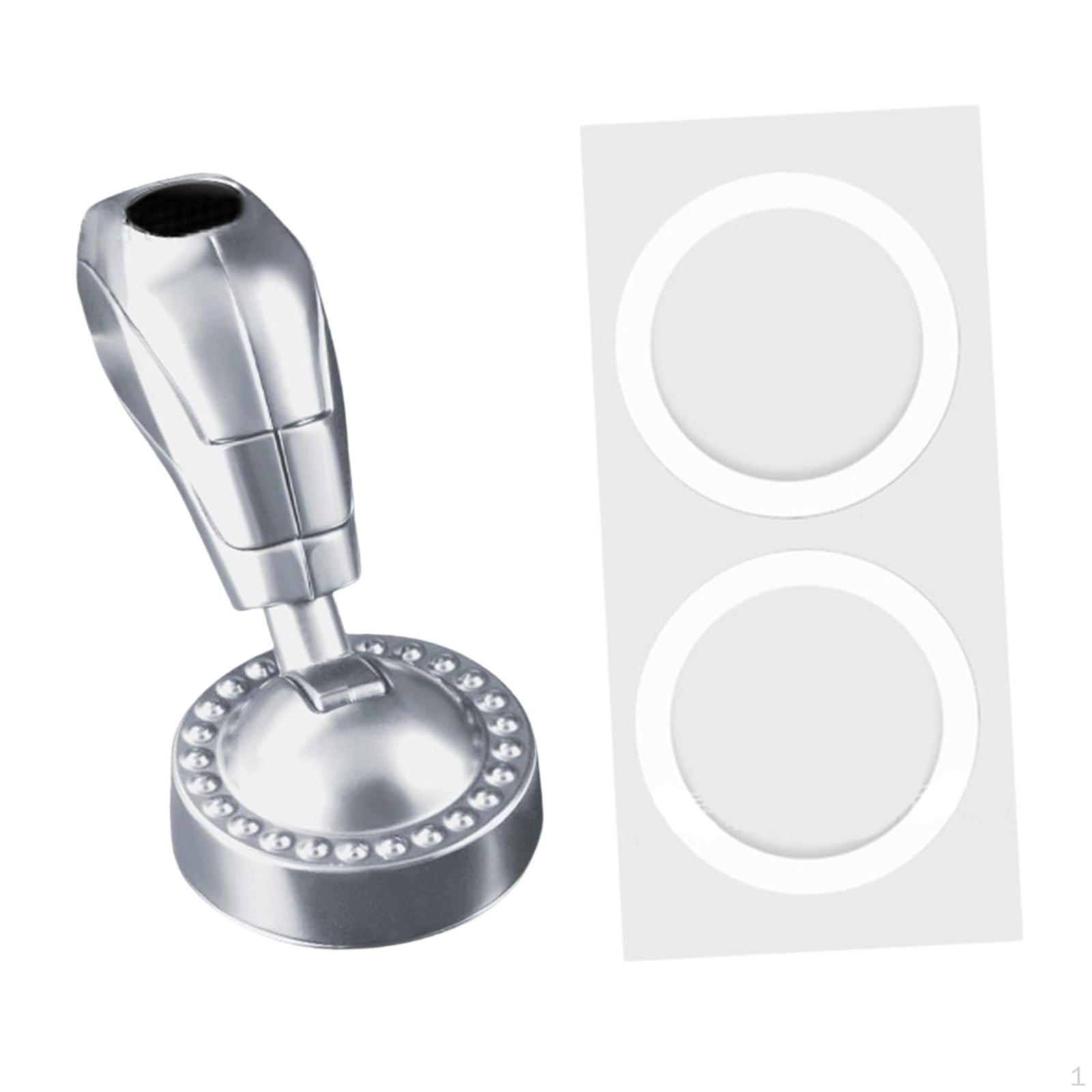 

Накладка на кнопку Декоративная ручка-джойстик для автомобиля, Аксессуар для декора салона Универсальный Silver