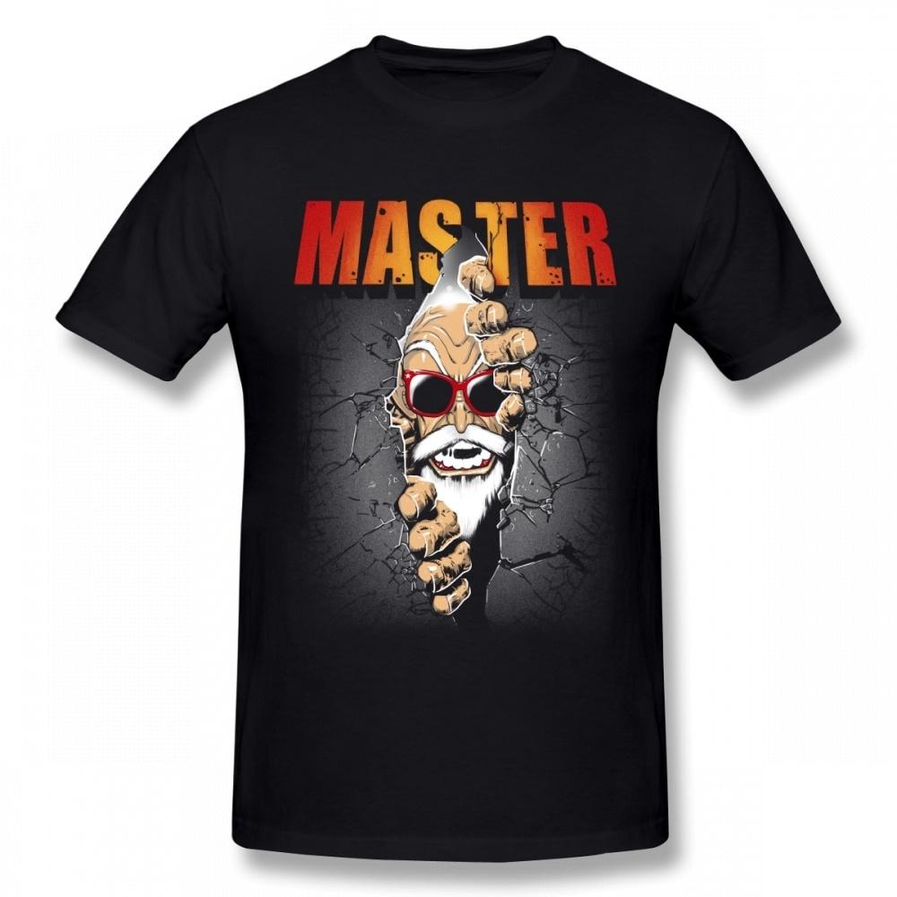 

Novelty Dragon Ball Z Master Roshi T Shirt Cool Kame Sennin Graphic 3D Print T-Shirt Christmas Tshirt Cotton Fabric