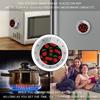 Cherry Berries Stainless Steel Kitchen Timer 60 Minute Wind Up Magnetic Timer Clock for Cooking Baking