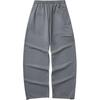 SS24 Solid Color Outdoor Mid Waist Straight Loose Lightweight Casual Pants Women Pants Castle-Rock L224W113-004Z