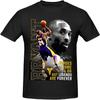 Kobe Bryant 3D Printed Graphic Tee Mens Basketball Cotton T-Shirt