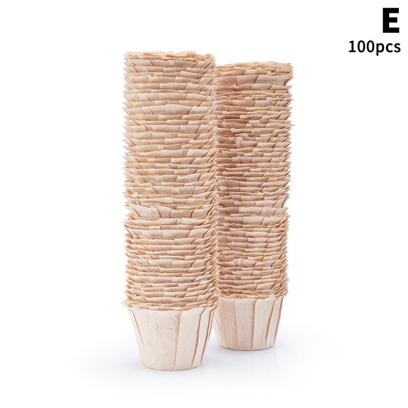 Universal Fit Disposable Paper Coffee Filter for Keurig Single-Serve Reusable K-Cups Coffee Maker - Pack of 100