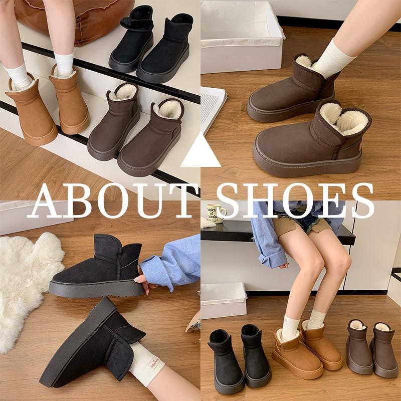 2025 New Thick-soled Heightened Lightweight Non-slip Soft-soled Casual Fashion Versatile Breathable Casual Shoes Snow Boots