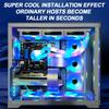 5V 3Pin ARGB Sync PC Cables 8Pin 24Pin PSU RGB Cable Extensions Flexible LED Strip Light DIY Kit for Computer Power Supply
