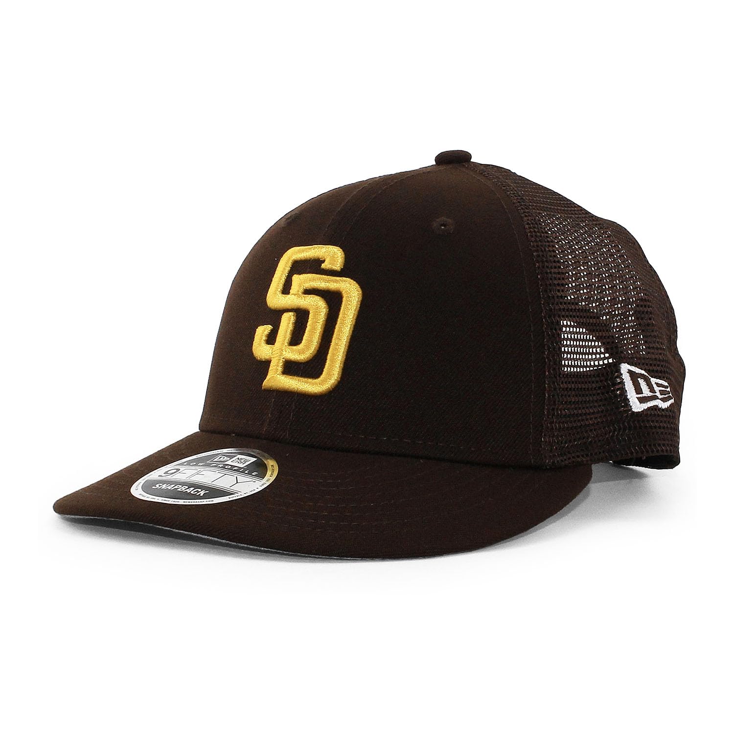 

Mesh Cap LP9FIFTY San Diego Padres MLB MLB 1979 TRUCKER MESH CAP SAN DIEGO PADRES LOW PROFILE SNAPBACK SNAPBACK Hat 950 [New Era] [Product]
