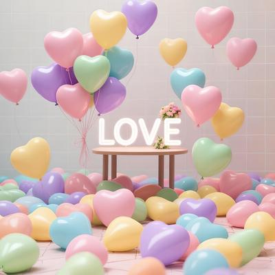 Macaron Heart Balloon Décor for Children's Birthday Parties - Colorful Scene Props for Little Girls