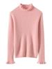 Autumn Winter Cashmere Knit Base Layer - Women's Soft & Comfortable Solid Color Fashion Top