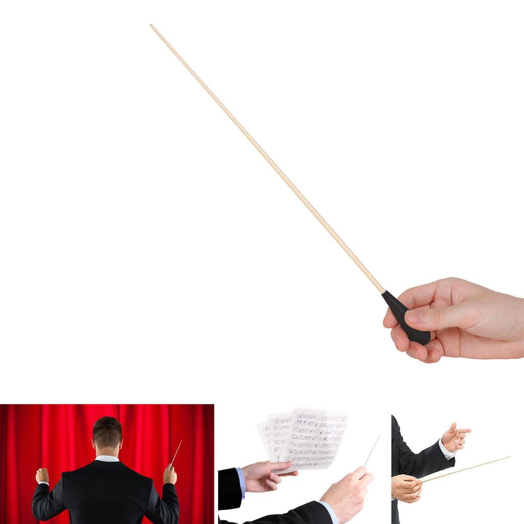 Bacchette da Direttore d'Orchestra, Manico in Legno d'Acero Bacchette da Direttore per Concerti Corali Bacchette da Direttore d'Orchestra in Fibra di Vetro